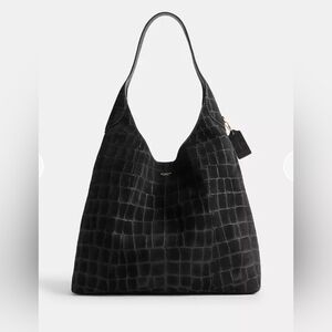 Coach Brooklyn Large Shoulder Bag 39 In Suede